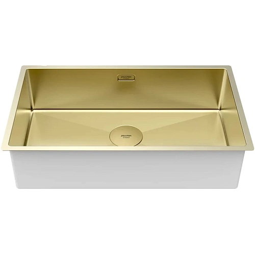 Кухонная мойка Paulmark NEXT 74 UNI, PM217444-LG, светлое золото, 740х440мм 1,2мм Кухонная мойка Paulmark NEXT 74 UNI, PM217444-LG, светлое золото, 740х440мм 1,2мм