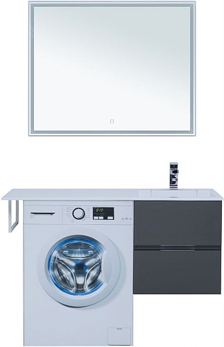 Тумба под раковину Aquanet Алвита 48 серый антрацит 00243662 Тумба под раковину Aquanet Алвита 48 серый антрацит 00243662