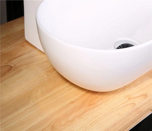 Раковина CeramaLux 9234 накладная/подвесная, белый Раковина CeramaLux 9234 накладная/подвесная, белый