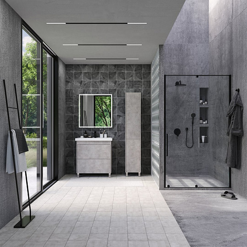 Тумба под раковину BRIZ Риччи т8-60 под раковину Фостер 360 03-08060-06 00 БТН светло - серый Тумба под раковину BRIZ Риччи т8-60 под раковину Фостер 360 03-08060-06 00 БТН светло - серый