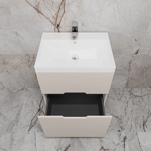 Тумба под раковину Style Line Матис 60 см ЛС-00002431 напольная, крем Тумба под раковину Style Line Матис 60 см ЛС-00002431 напольная, крем