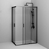 Душевой уголок AM.PM Gem W90G-403-120280-BT раздвижные двери 120x80 профиль черный матовый, стекло прозрачное Душевой уголок AM.PM Gem W90G-403-120280-BT раздвижные двери 120x80 профиль черный матовый, стекло прозрачное
