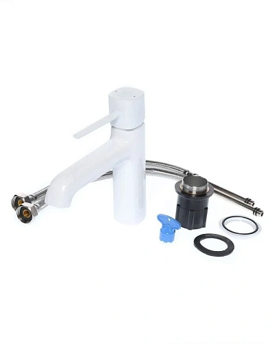 Смеситель для раковины Orange Karl M05-021w белый Смеситель для раковины Orange Karl M05-021w белый