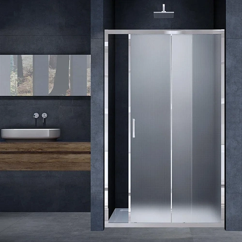 Душевая дверь Vincea Alpha VDS-3AL100MT, 1000, хром, стекло текстурное Душевая дверь Vincea Alpha VDS-3AL100MT, 1000, хром, стекло текстурное