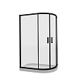 Душевой уголок Niagara Nova NG-6821-08 BLACK (120x80x195) полукруг, раздвиж, профиль черный, стекло прозрачное (6мм) 682108111BLACK Душевой уголок Niagara Nova NG-6821-08 BLACK (120x80x195) полукруг, раздвиж, профиль черный, стекло прозрачное (6мм) 682108111BLACK