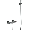 Смеситель для душа Wonzon & Woghand с термостатом, темный графит (WW-B2005-A-BGG) Смеситель для душа Wonzon & Woghand с термостатом, темный графит (WW-B2005-A-BGG)