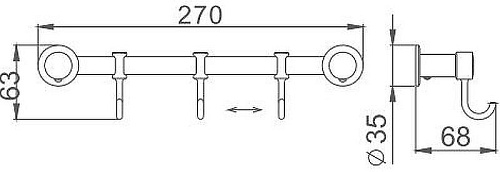 Крючок Haiba HB205-3 Крючок Haiba HB205-3