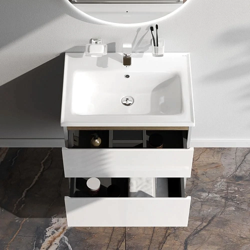 Тумба под раковину AM.PM X-Joy M85AFHX0652WG подвесная, 65 см, белый Тумба под раковину AM.PM X-Joy M85AFHX0652WG подвесная, 65 см, белый