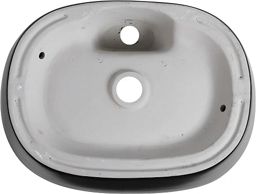 Раковина Aquanet Lake-2-MB 50 накладная, черная матовая LAKE-2-MB Раковина Aquanet Lake-2-MB 50 накладная, черная матовая LAKE-2-MB