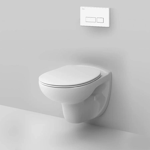 Комплект унитаза AM.PM Sense IS47001.741700 с инсталляцией, сиденьем микролифт и клавишей смыва Комплект унитаза AM.PM Sense IS47001.741700 с инсталляцией, сиденьем микролифт и клавишей смыва