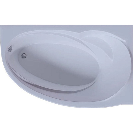 Акриловая ванна Aquatek Бетта 160 правая пустая с фронтальным экраном BET160-0000026