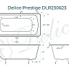 Ванна чугунная Delice Prestige 180х80 DLR230623 Ванна чугунная Delice Prestige 180х80 DLR230623
