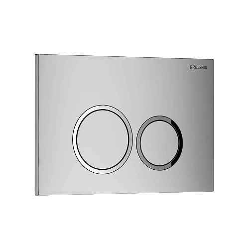 Клавиша смыва GROSSMAN Galaxy 700.K31.01.110.110 хром матовый Клавиша смыва GROSSMAN Galaxy 700.K31.01.110.110 хром матовый