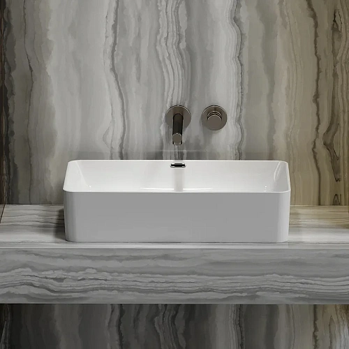 Раковина Ceramica Nova ELEMENT CN6065 белый накладная Раковина Ceramica Nova ELEMENT CN6065 белый накладная