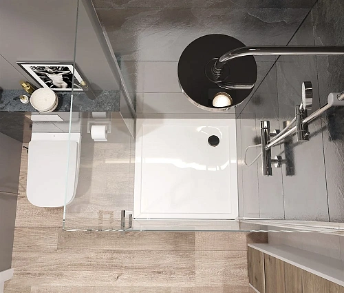 Душевой поддон Santek Палермо 90x90см квадратный белый 1.WH30.2.476 (1WH302476) Душевой поддон Santek Палермо 90x90см квадратный белый 1.WH30.2.476 (1WH302476)