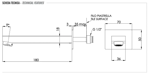 Излив Remer Qubika 91QNP, никель брашированный Излив Remer Qubika 91QNP, никель брашированный