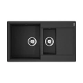 Кухонная мойка Omoikiri Daisen 86-2-BL Artgranit/черный 4993477 Кухонная мойка Omoikiri Daisen 86-2-BL Artgranit/черный 4993477