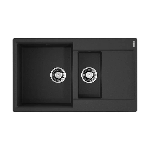 Кухонная мойка Omoikiri Daisen 86-2-BL Artgranit/черный 4993477 Кухонная мойка Omoikiri Daisen 86-2-BL Artgranit/черный 4993477