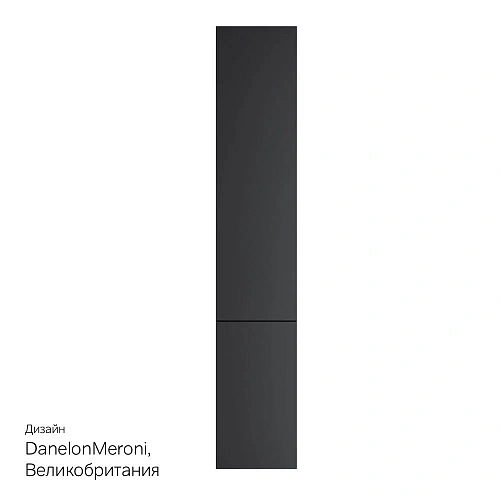 Шкаф-пенал AM.PM Gem M90CHR0306BM подвесной, правый, 30 см, push-to-open, черный матовый Шкаф-пенал AM.PM Gem M90CHR0306BM подвесной, правый, 30 см, push-to-open, черный матовый