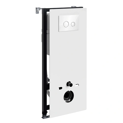 Инсталляция для унитаза WasserKRAFT Abens 20TLT.010.ME.WH.WH01 с клавишей смыва белый Инсталляция для унитаза WasserKRAFT Abens 20TLT.010.ME.WH.WH01 с клавишей смыва белый