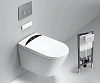 Унитаз SMART Timo TЕ-751 (580x380x420) с функцией биде подвесной с инсталляцией и хромированной кнопкой Унитаз SMART Timo TЕ-751 (580x380x420) с функцией биде подвесной с инсталляцией и хромированной кнопкой