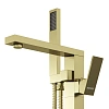 Смеситель для ванны GROSSMAN Falcon 530.K35.08.320 напольный золото сатиновый Смеситель для ванны GROSSMAN Falcon 530.K35.08.320 напольный золото сатиновый