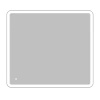 Зеркало BelBagno SPC-MAR-900-800-LED-TCH 12W 220-240V 900x30x800 с подсветкой и сенсорным выключателем