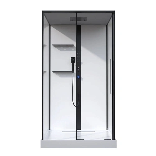 Душевая кабина Black&White G8037 (800х1100х2140) 8037000 Душевая кабина Black&White G8037 (800х1100х2140) 8037000