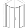 Душевой уголок AQUAme AQM3801F-9 900x900x1950мм стекло 6мм, цвет профиля хром Размер Душевой уголок AQUAme AQM3801F-9 900x900x1950мм стекло 6мм, цвет профиля хром Размер