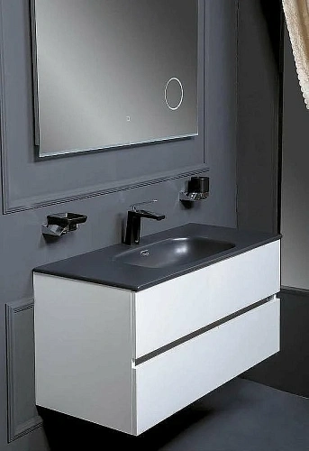 Тумба под раковину Armadi Art VALLESSI 80 белая глянец 837-080-W Тумба под раковину Armadi Art VALLESSI 80 белая глянец 837-080-W