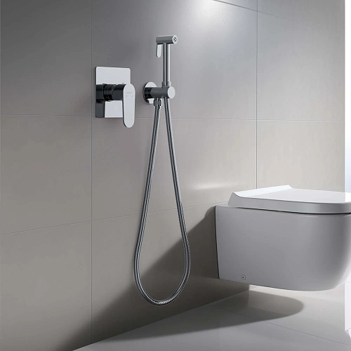 Гигиенический душ Aquatek ОБЕРОН AQ1219CR Хром, встраиваемый Гигиенический душ Aquatek ОБЕРОН AQ1219CR Хром, встраиваемый