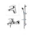 Комплект смесителей Kaiser Guss 6800К с душевой штангой и лейкой Комплект смесителей Kaiser Guss 6800К с душевой штангой и лейкой
