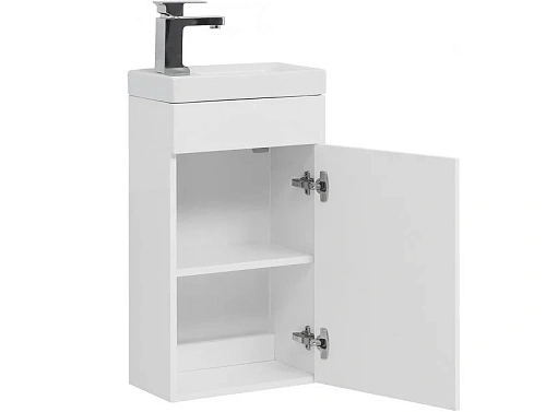 Тумба с раковиной Aquanet Нота R 40 (Moduo) белый 00254037 Тумба с раковиной Aquanet Нота R 40 (Moduo) белый 00254037