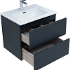 Тумба под раковину Aquanet Алвита New 60 2 ящика, антрацит 00277511 Тумба под раковину Aquanet Алвита New 60 2 ящика, антрацит 00277511