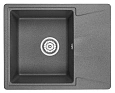 Кухонная мойка Granula 6201, ГРАФИТ (ЧЁРНО-СЕРЫЙ), кварц 620х500 Кухонная мойка Granula 6201, ГРАФИТ (ЧЁРНО-СЕРЫЙ), кварц 620х500