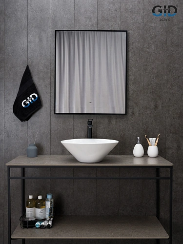 Раковина Gid N9102 51210 накладная белая 42x42x15 Раковина Gid N9102 51210 накладная белая 42x42x15