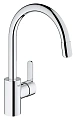 Смеситель для кухни GROHE Eurostyle Cosmopolitan с выдвижным изливом, хром (31126002) Смеситель для кухни GROHE Eurostyle Cosmopolitan с выдвижным изливом, хром (31126002)