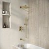 Душевая система GROSSMAN Style 501.K35.05.320 скрытого монтажа золото сатиновый Душевая система GROSSMAN Style 501.K35.05.320 скрытого монтажа золото сатиновый