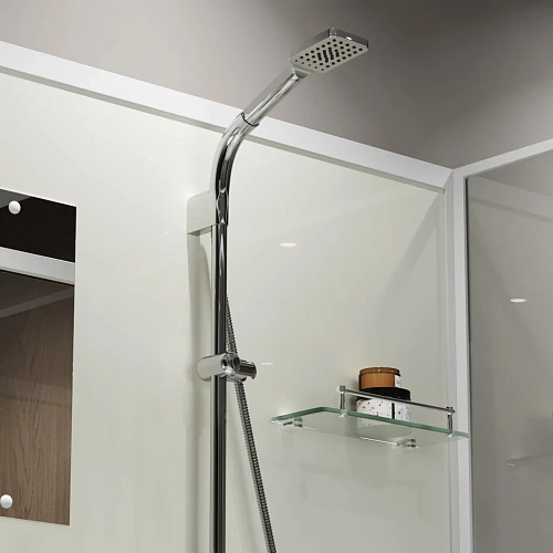 Душевая кабина Niagara Standart ST100/80/15Q/BK (100х80х200) прямоугольник, поддон 15см, распашная, проф.белый, без крыши Душевая кабина Niagara Standart ST100/80/15Q/BK (100х80х200) прямоугольник, поддон 15см, распашная, проф.белый, без крыши