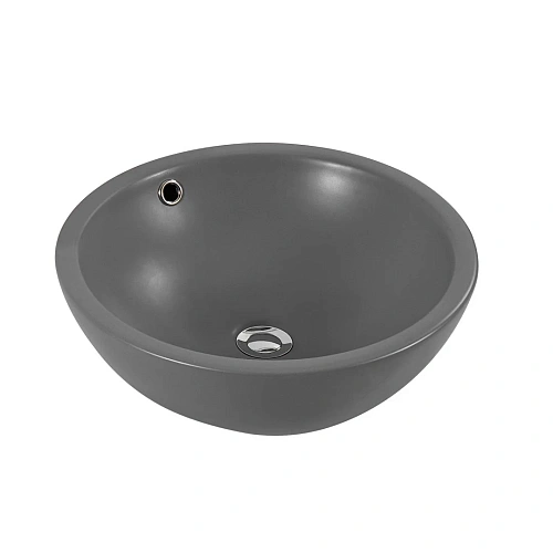 Раковина Aquatek AQ5354-MG 440x440x175, матовый серый, накладная Раковина Aquatek AQ5354-MG 440x440x175, матовый серый, накладная