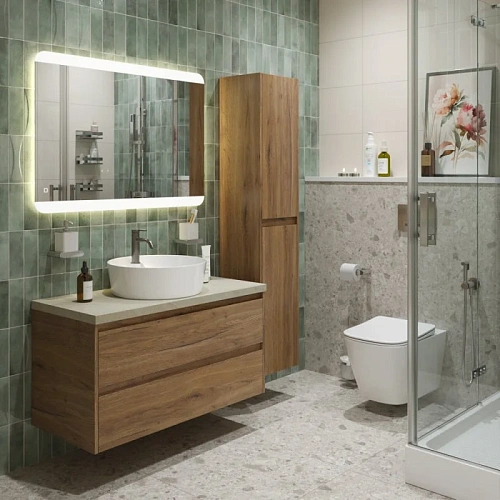 Тумба со столешницей и раковиной BelBagno KRAFT 80 kraft80rt-kepmco-1306-set подвесная KRAFT80RT-KEPMCO-1306-SET Тумба со столешницей и раковиной BelBagno KRAFT 80 kraft80rt-kepmco-1306-set подвесная KRAFT80RT-KEPMCO-1306-SET