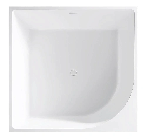 Ванна отдельностоящая ABBER AB9337 140x140 универсальная, белая акриловая Ванна отдельностоящая ABBER AB9337 140x140 универсальная, белая акриловая