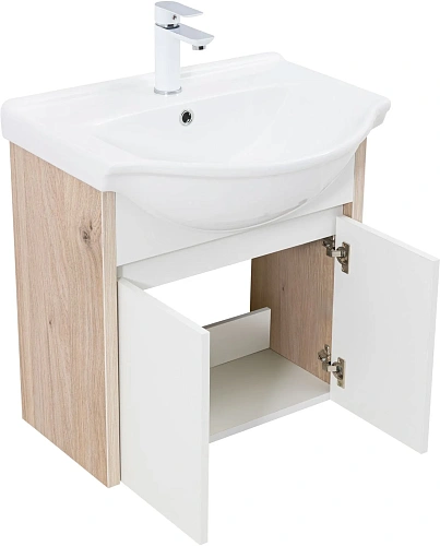 Тумба под раковину Aquanet Сидней 60 00345121 дуб кантри/белый Тумба под раковину Aquanet Сидней 60 00345121 дуб кантри/белый