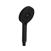 Душевая лейка Damixa Apollo 947020300 круг 3 функции, черный