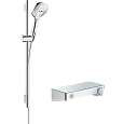 Душевой гарнитур Hansgrohe ShowerTablet Select 300/Raindance Select E 120 3jet/Combi 27026000, хром Душевой гарнитур Hansgrohe ShowerTablet Select 300/Raindance Select E 120 3jet/Combi 27026000, хром