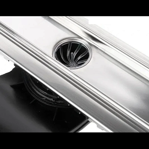 Душевой лоток BERGES В1 Keramik 800, матовый хром, S-сифон D50 H60 боковой 090119 Душевой лоток BERGES В1 Keramik 800, матовый хром, S-сифон D50 H60 боковой 090119