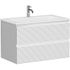 Картинка анонса товара «тумба под раковину sancos folk fl80w 790х445х500 bianco, подвесная»