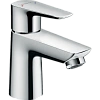 Смеситель для раковины Hansgrohe 80, со сливным клапаном push-open 71701000, хром Смеситель для раковины Hansgrohe 80, со сливным клапаном push-open 71701000, хром