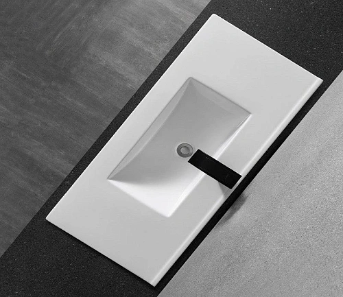 Раковина CeramaLux YJ803-80 врезная, белый Раковина CeramaLux YJ803-80 врезная, белый