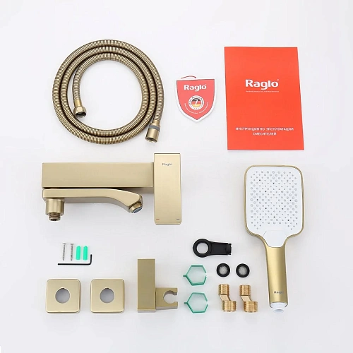 Смеситель для ванны Raglo R01.30.03, золотой сатин Смеситель для ванны Raglo R01.30.03, золотой сатин